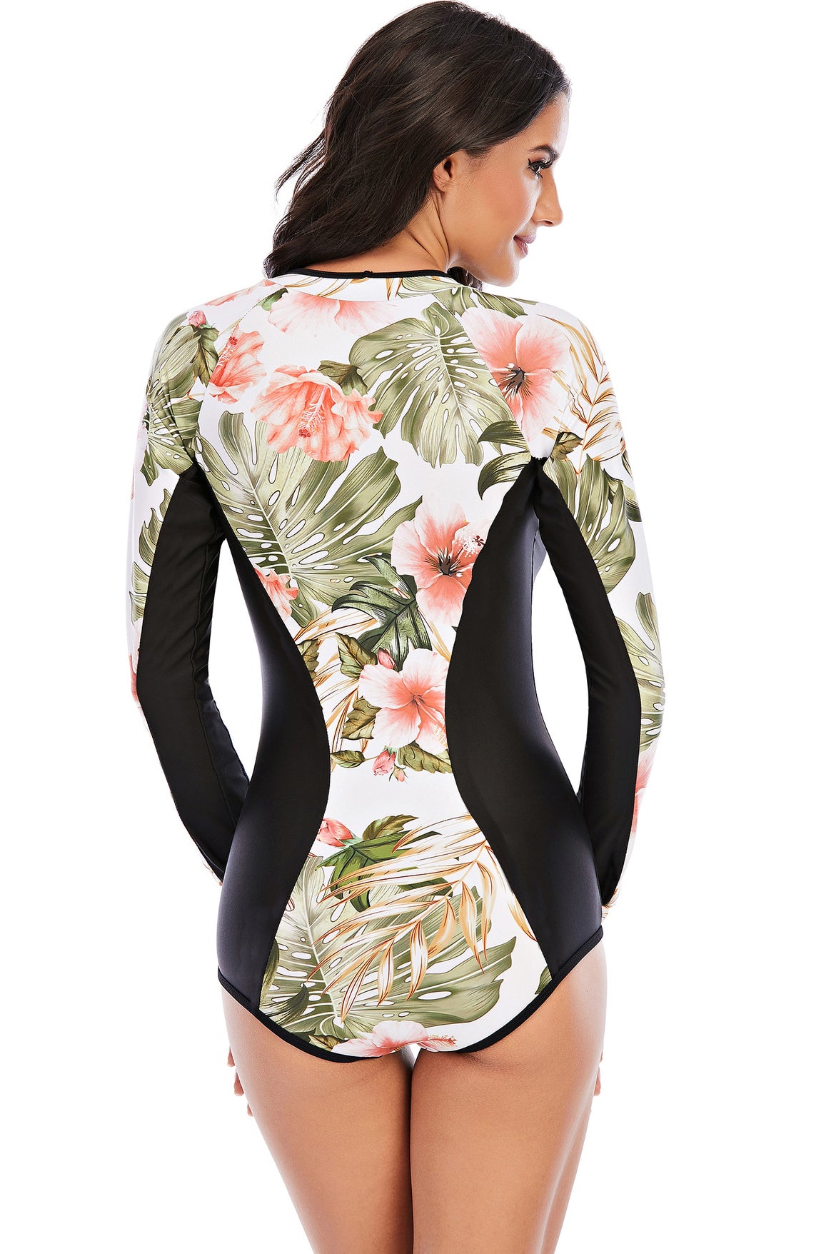 UPF 50+ Rash Guard Long Sleeve Swimsuit