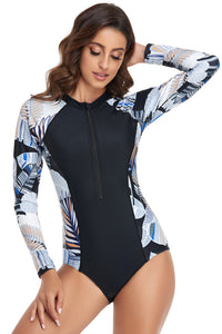 UV Protection Rash Guard Long Sleeve Swimsuit