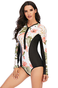 UPF 50+ Rash Guard Long Sleeve Swimsuit